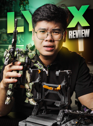 Gấu Review Model kit Lynx từ nhà Blue Whale Model x Sunday Hobby, siêu to, base bự nhưng mà