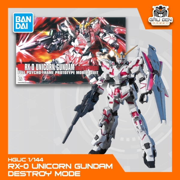 HG UC 1/144 RX-0 UNICORN GUNDAM - DESTROY MODE