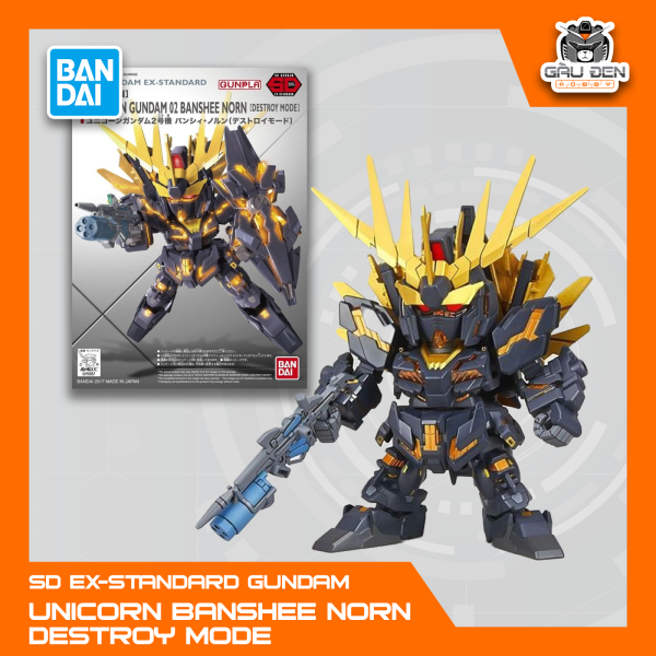 SD EX-STANDARD UNICORN GUNDAM 02 BANSHEE NORN DESTROY MODE