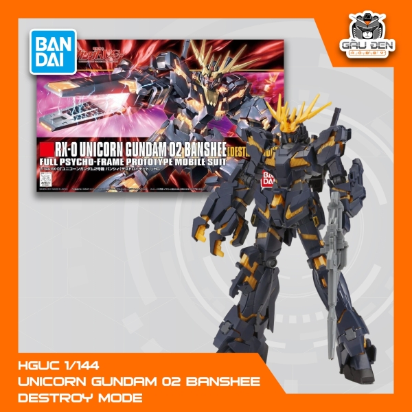 HG UC 1/144 UNICORN GUNDAM 02 BANSHEE - DESTROY MODE