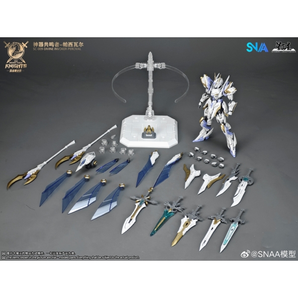 MÔ HÌNH LẮP RÁP  1/144 BE DIVINE INVOKER – PERCIVAL DELUXE VER