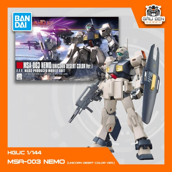 HG UC 1/144 MSA-003 NEMO (Unicorn Desert Color Ver.)